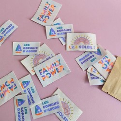 Marmaï labels - Purple mix - Calissone