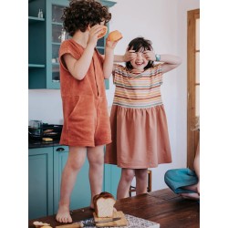 Combi cicada pattern / 3-12 year old jersey dress - Calissone
