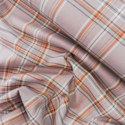 Brown lilac tartan - Calissone