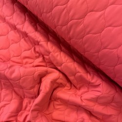 Plain double-sided quilted - Coral - Calissone