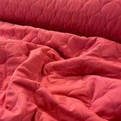 Plain double-sided quilted - Coral - Calissone