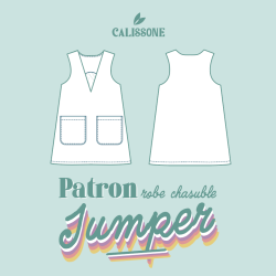 PDF pattern JUMPER pinafore dress - Calissone