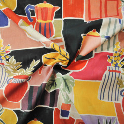 Cotton cambric - Retro Lifestyle Marl - Calissone