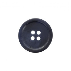 Blue button in Corozo 28mm - Calissone