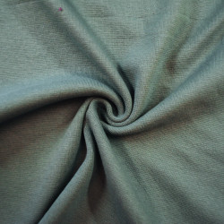 Fine knit ribbed edge - Bottle green - Calissone