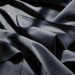 plain gabardine Light Deep Charcoal - Calissone