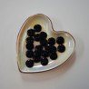 Glossy black button 12mm - Calissone