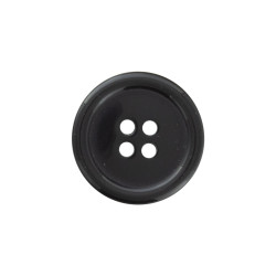 Black corozo button 28mm - Calissone