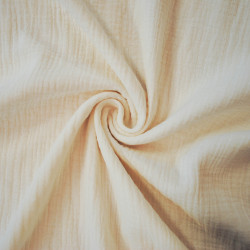 Double gaze de coton - Blanc cassé - Calissone