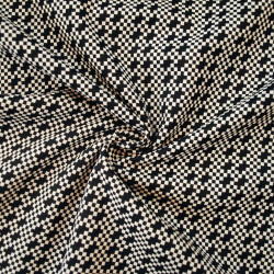 Pixel Woven Cotton - Black & white - Calissone