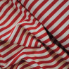 Striped denim - red - Calissone