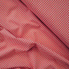 Coton vichy rouge - Petits carreaux - Calissone
