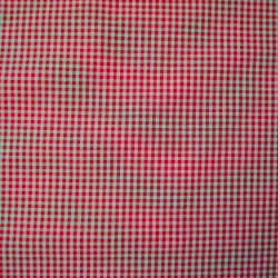Coton vichy rouge - Petits carreaux - Calissone