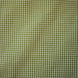 Coton vichy vert - Petits carreaux - Calissone