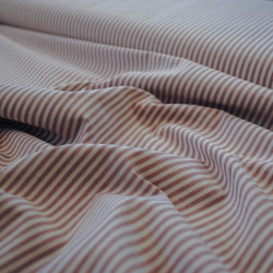 Purple striped cotton - Calissone