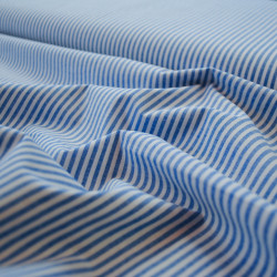 Blue striped cotton - Calissone