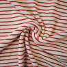 Striped sponge jersey - red / white - Calissone
