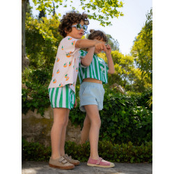 Pattern Chifoumi shorts & t-shirt set - Duo 3-12 years + Adult - Calissone