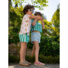 Pattern Chifoumi shorts & t-shirt set - Duo 3-12 years + Adult - Calissone