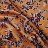 Viscose fleurs de mistral - Ocre - Calissone