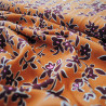 Viscose fleurs de mistral - Ocre - Calissone