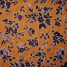 Viscose fleurs de mistral - Ocre - Calissone