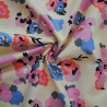 Hibiscus floral cotton twill - Calissone
