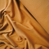 Jersey de coton côtelé uni - Caramel - Calissone