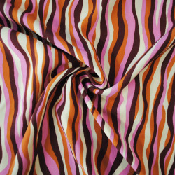 Viscose Zebra Ocre and Rose - Calissone