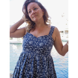 Faustine dress pattern - Calissone