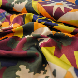 Matte satin Tuscany - Burgundy - Calissone