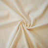 Jersey cotton ribbed uni - Ecru - Calissone
