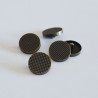 Bouton with tail metal bronze 22mm - Calissone
