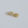 Beige / ivory button 15mm - Calissone