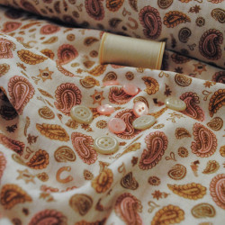 Beige / ivory button 15mm - Calissone