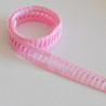 Galon broderie jour échelle 15mm - Rose clair - Calissone