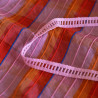 Galon broderie jour échelle 15mm - Rose clair - Calissone