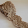 Fringed serpentine 60mm - Dark beige - Calissone