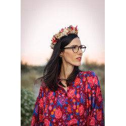 Cotton Viscose Dolores Del Flores - Calissone
