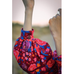 Cotton Viscose Dolores Del Flores - Calissone
