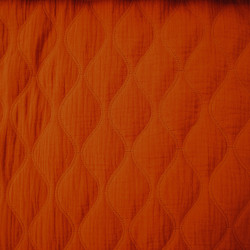 Quilted wave double gauze - Rust - Calissone
