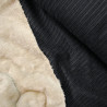 Corduroy fur - Charcoal gray - Calissone