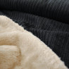 Corduroy fur - Charcoal gray - Calissone
