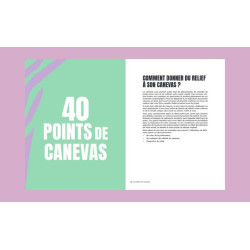 Canevas - 40 points et autres techniques pour pimper vos réalisations - Calissone