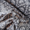 Graphic cotton jacquard - Blue - Calissone
