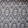 Graphic cotton jacquard - Blue - Calissone