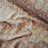 Graphic cotton jacquard - Pale orange - Calissone