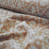 Graphic cotton jacquard - Pale orange - Calissone