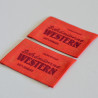 Western bohemian labels (lot of 6 + 1 pin's) - Calissone