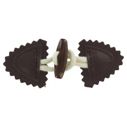 Small Brandenburg Bois & Simili-Cuir Brown - Calissone